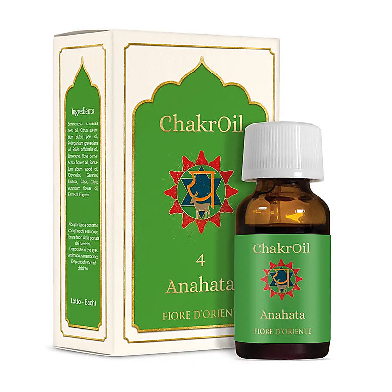 Mix uleiuri esențiale Fiore D'oriente - Chakra inimii (Anahata) - 10 ml