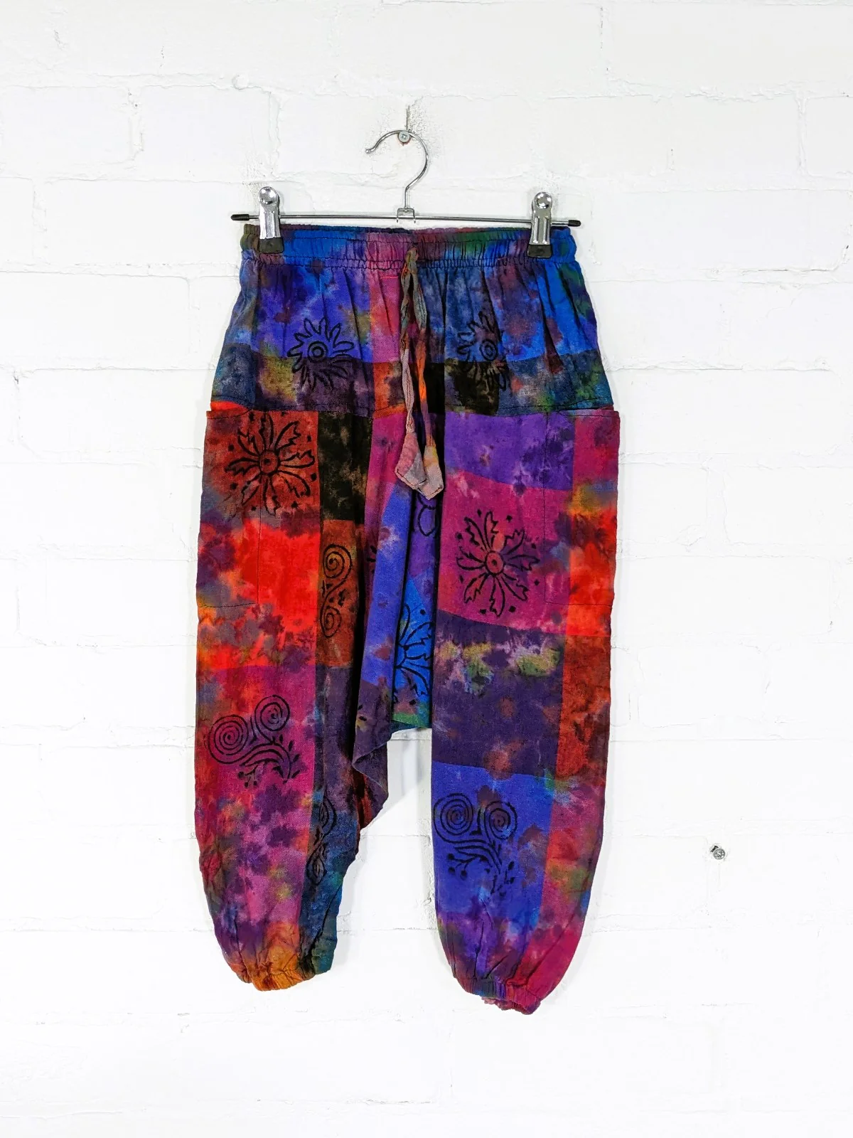 Pantaloni pentru copii tie-dye