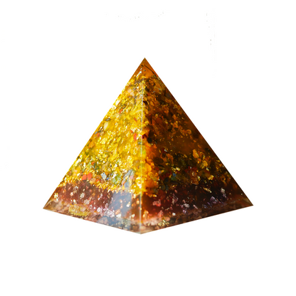 Piramidă orgonică de performanță înaltă - 14 cm x 16 cm (unicat)