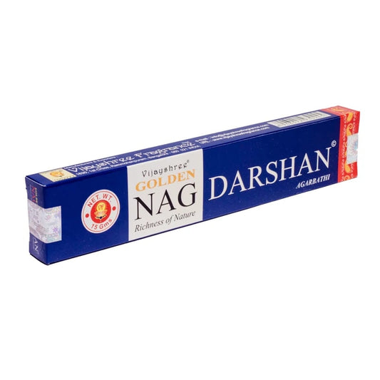 Bețișoare parfumate premium Golden Nag Darshan - 15 buc