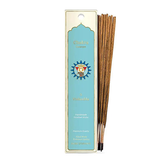 Bețișoare parfumate premium Fiore D'oriente - Chakra gâtului (Vishuddha) - 10 buc