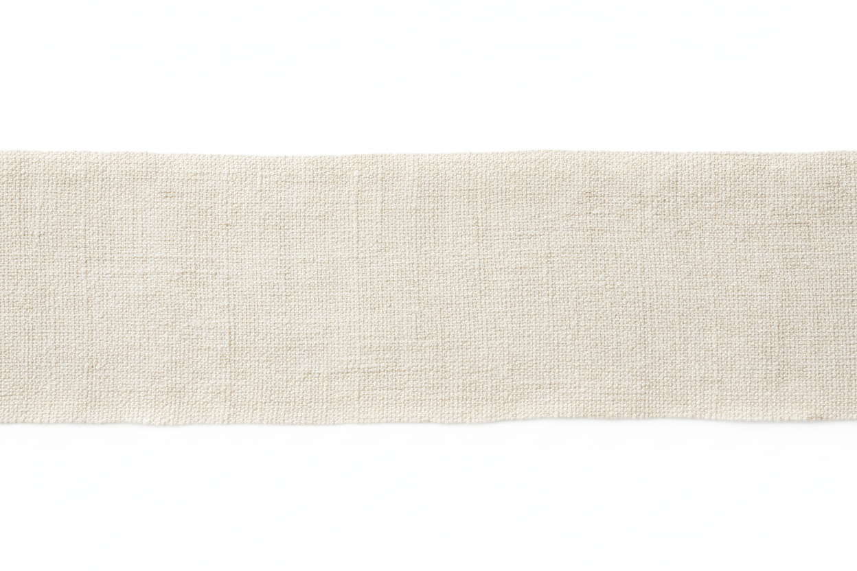 generate on white background linen fabric texture in a line