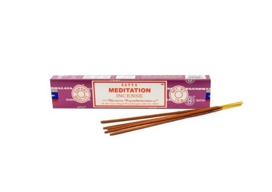 Bețișoare parfumate premium Satya - Meditation - 15 buc