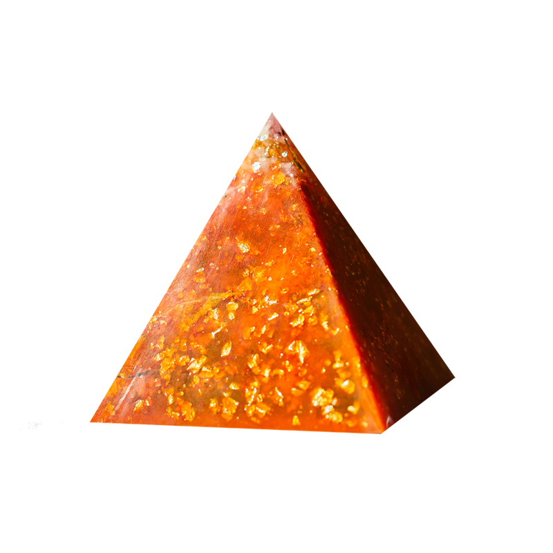 Piramidă orgonică de performanță înaltă - 12 cm x 14 cm (unicat)