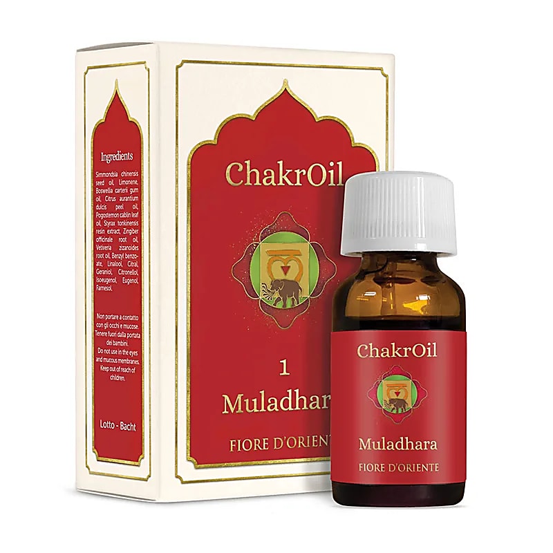 Mix uleiuri esențiale Fiore D'oriente - Chakra de rădăcină (Muladhara) - 10 ml